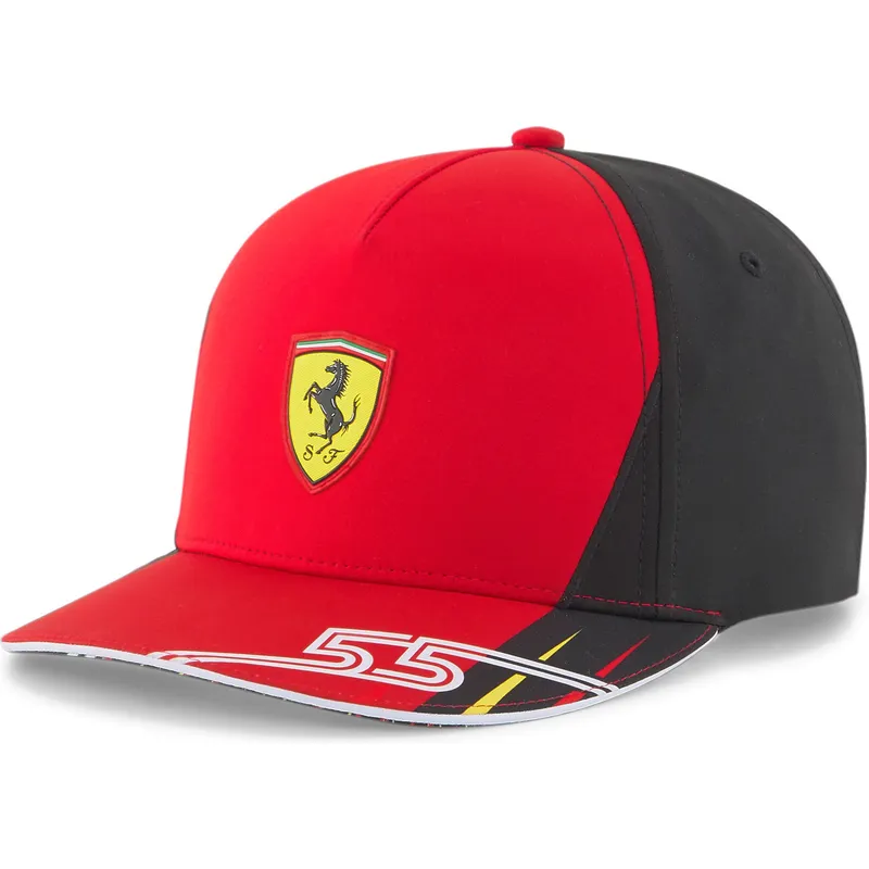 cepice-zaoblena-cervena-snapback-sf-carlos-sainz-ferrari-formula-1-puma
