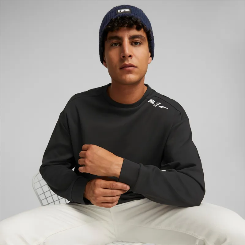 cepice-namornicka-modra-ribbed-classic-cuff-puma