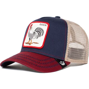 Καπέλο τζόκεϊ μπλε ναυτικό κόκορας All American Rooster...