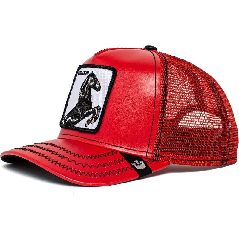 cepice-zaoblena-cervena-snapback-stallion-cherry-mustang-the-farm-goorin-bros