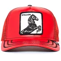 cepice-zaoblena-cervena-snapback-stallion-cherry-mustang-the-farm-goorin-bros