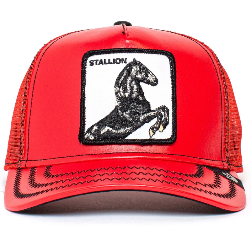 cepice-zaoblena-cervena-snapback-stallion-cherry-mustang-the-farm-goorin-bros