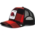 cepice-zaoblena-cervena-snapback-lady-plaidy-bug-the-farm-goorin-bros