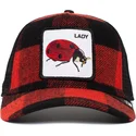 cepice-zaoblena-cervena-snapback-lady-plaidy-bug-the-farm-goorin-bros