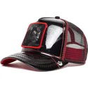 schwarze-trucker-kappe-panther-black-panther-power-forever-lackleder-the-farm-von-goorin-bros