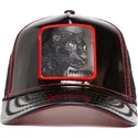 schwarze-trucker-kappe-panther-black-panther-power-forever-lackleder-the-farm-von-goorin-bros