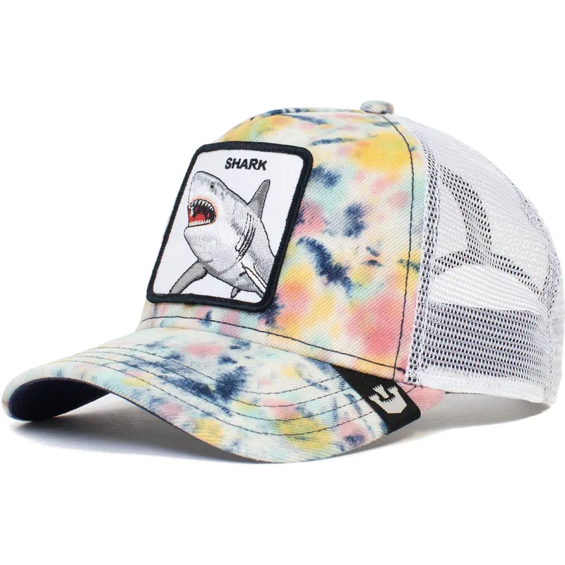 cepice-zaoblena-bila-snapback-shark-tie-dye-the-farm-goorin-bros