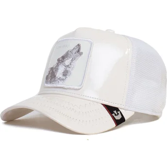 goorin-bros-the-farm-weisse-trucker-kappe-mit-lone-wolf-big-white-patent-leather-wolf