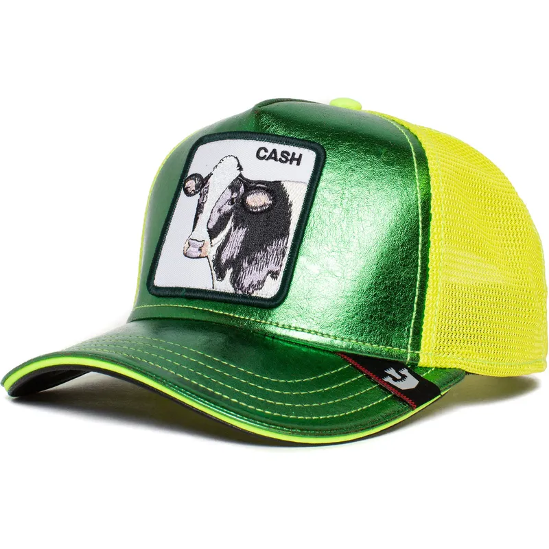 cepice-zaoblena-zelena-snapback-cash-shine-metallic-the-farm-goorin-bros