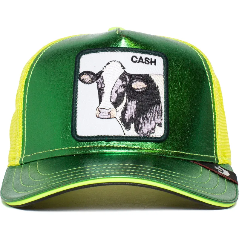 cepice-zaoblena-zelena-snapback-cash-shine-metallic-the-farm-goorin-bros