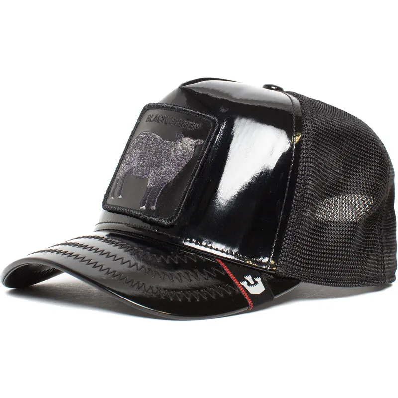 cepice-zaoblena-cerna-snapback-black-sheep-big-black-patent-leather-the-farm-goorin-bros