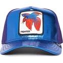 cepice-zaoblena-modra-snapback-siam-fighter-blue-light-metallic-the-farm-goorin-bros