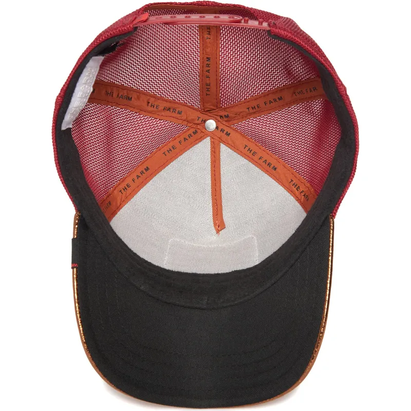 trucker-cap-orange-und-rot-tiger-spotlight-metallic-the-farm-von-goorin-bros