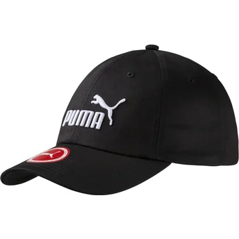Schwarze verstellbare Curved Cap Essentials von Puma