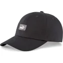 schwarze-verstellbare-curved-cap-essentials-iii-von-puma