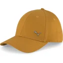 verstellbare-braune-kappe-mit-gebogenem-schirm-metal-cat-von-puma