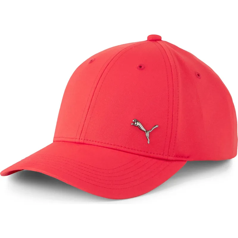 cepice-zaoblena-cervena-nastavitelny-metal-cat-puma