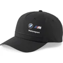 cepice-zaoblena-cerna-snapback-motorsport-bb-bmw-puma