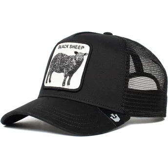 Čepice zaoblená černá snapback Naughty Lamb The Farm Goorin Bros.