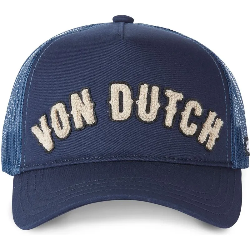 cepice-zaoblena-namornicka-modra-snapback-buckl-nv-von-dutch