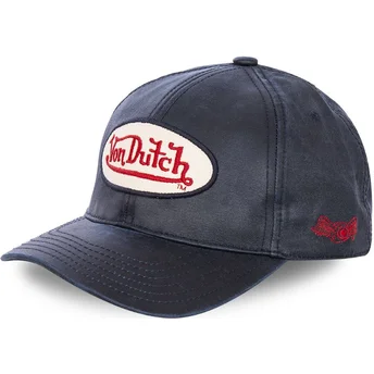 Von Dutch Curved Brim CARI Navy Blue Snapback Cap