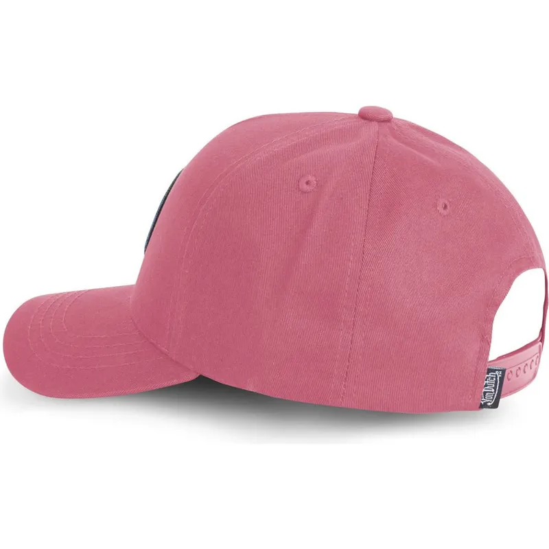 cepice-zaoblena-cervena-snapback-kustom-kulture-col-rasp-von-dutch