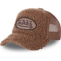 von-dutch-fur2-brown-shearling-trucker-hat