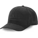 von-dutch-suedine4-schwarze-snapback-kappe-mit-gebogenem-schirm