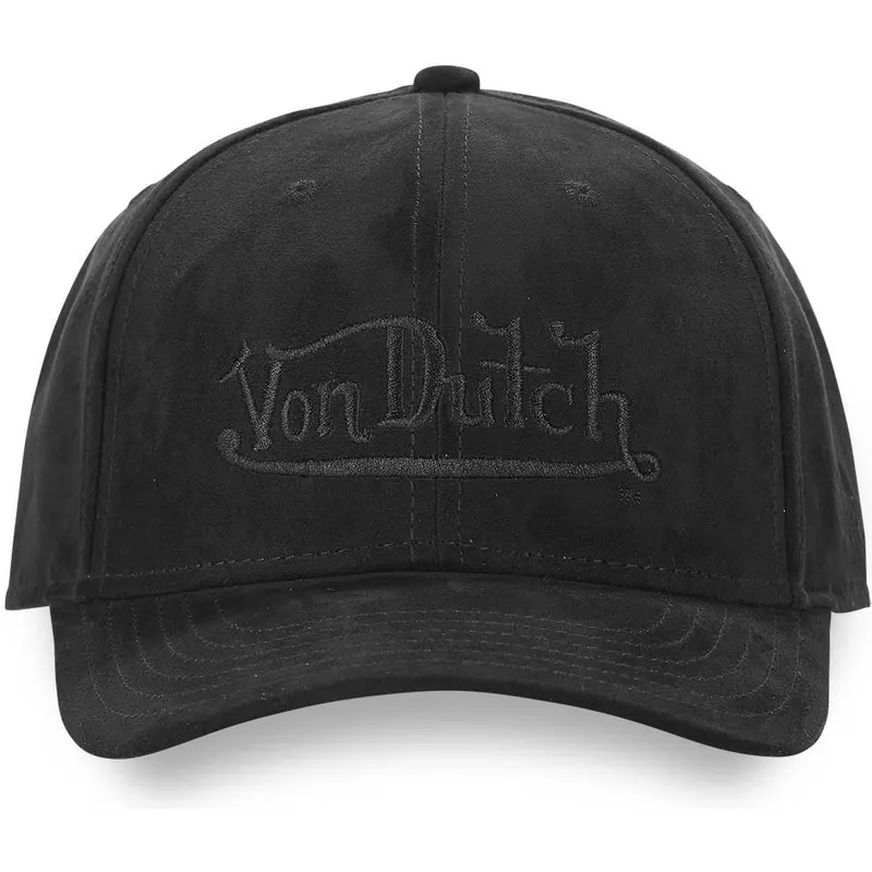 schwarze-gebogene-snapback-kappe-suedine4-von-von-dutch
