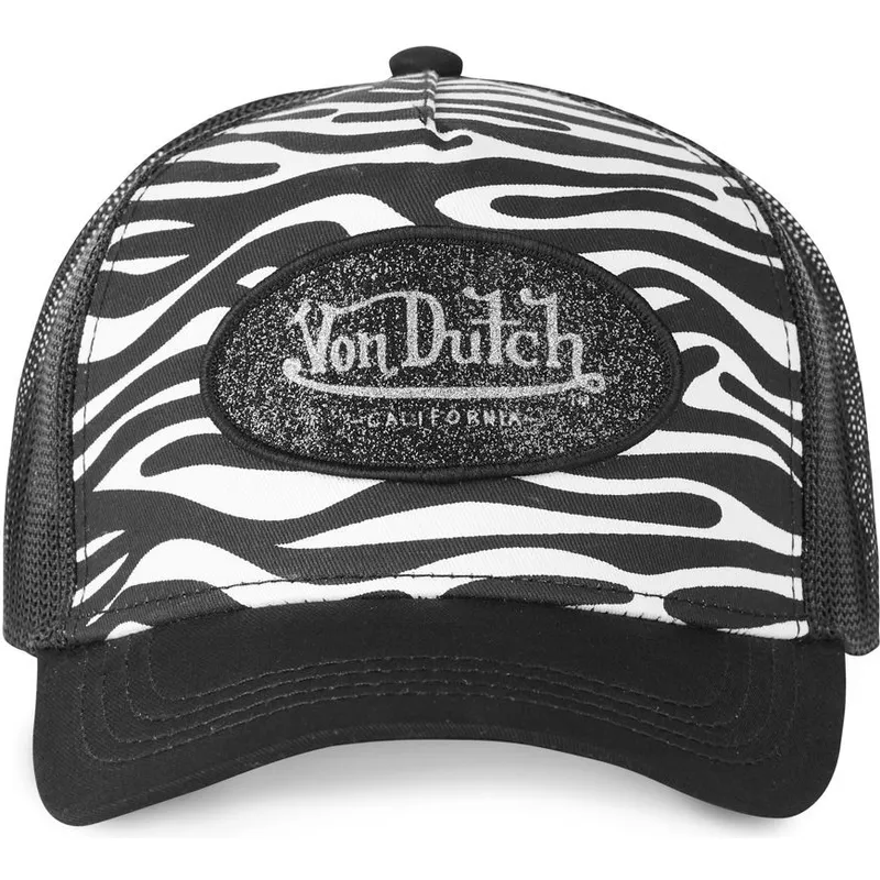 cepice-zaoblena-cerna-snapback-zebr-wnr-von-dutch