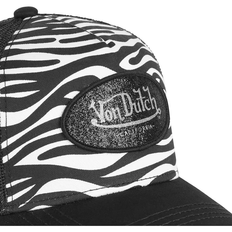 cepice-zaoblena-cerna-snapback-zebr-wnr-von-dutch