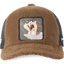 cepice-zaoblena-hneda-snapback-tasmansky-cert-looney-tunes-capslab