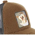 cepice-zaoblena-hneda-snapback-tasmansky-cert-looney-tunes-capslab
