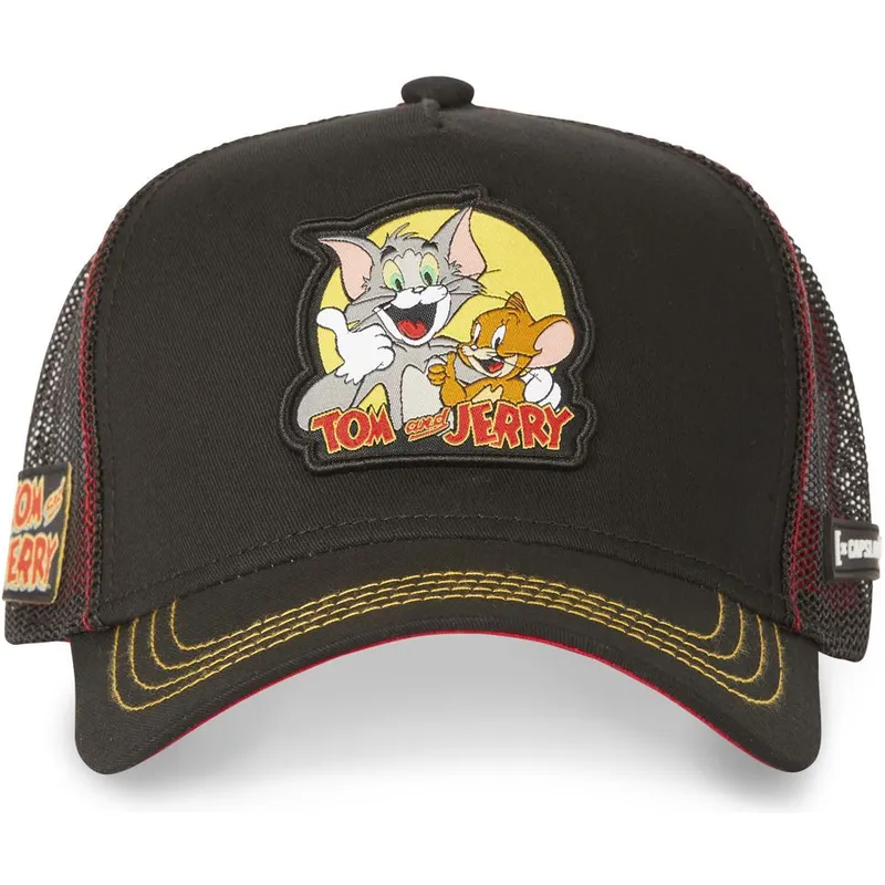 cepice-zaoblena-cerna-snapback-tj1-tom-a-jerry-looney-tunes-capslab