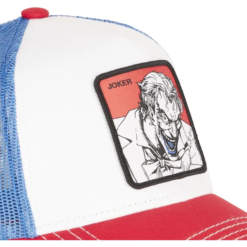 weisse-blaue-und-rote-trucker-kappe-joker-lau2-dc-comics-von-capslab