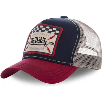 Čepice zaoblená námořnická modrá snapback SQUARE16 Von Dutch