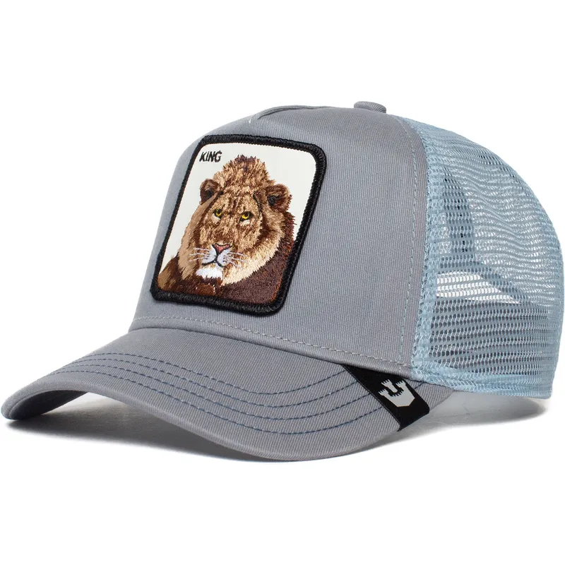 cepice-zaoblena-zadne-zvire-seda-snapback-leon-the-king-lion-the-farm-the-farm-de-goorin-bros
