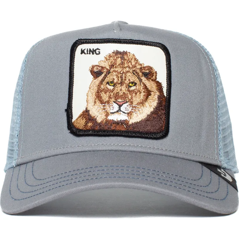 cepice-zaoblena-zadne-zvire-seda-snapback-leon-the-king-lion-the-farm-the-farm-de-goorin-bros