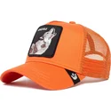 trucker-cap-orange-wolf-the-lone-wolf-the-farm-von-goorin-bros