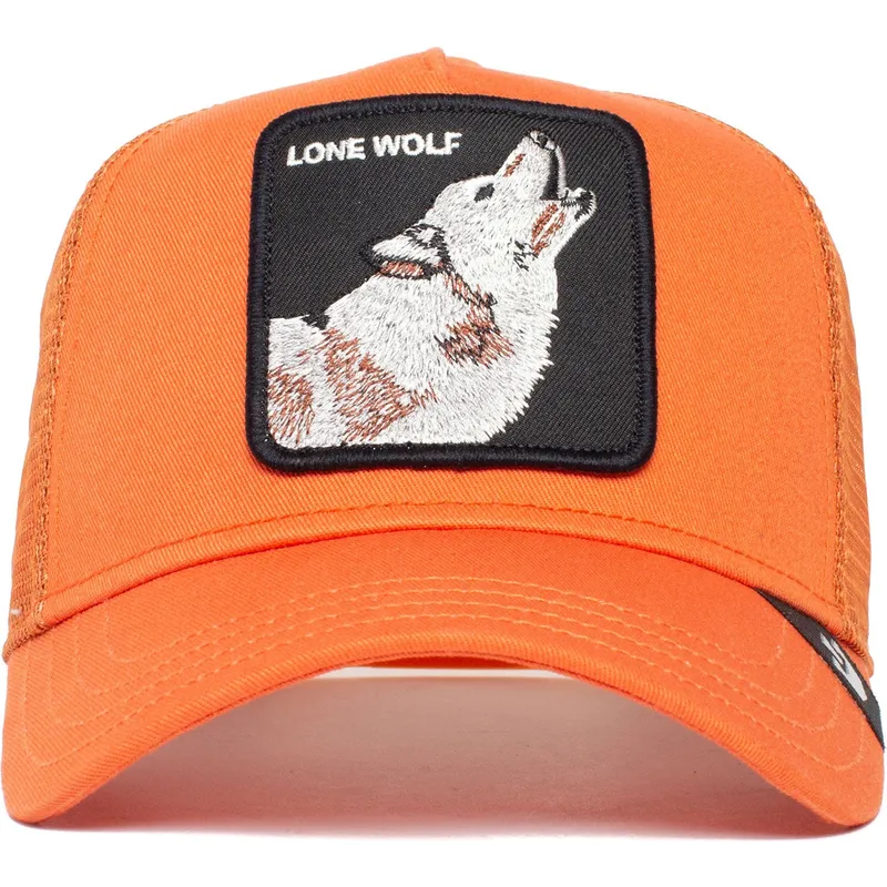 cepice-zaoblena-oranzova-snapback-the-lone-wolf-the-farm-goorin-bros