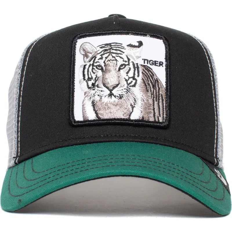 cepice-zaoblena-zadne-zvire-cerna-snapback-tigre-the-white-tiger-the-farm-the-farm-de-goorin-bros