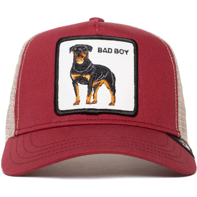 goorin-bros-rottweiler-the-baddest-boy-the-farm-red-and-white-trucker-hat