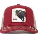 cepice-zaoblena-cervena-snapback-the-bull-the-farm-goorin-bros