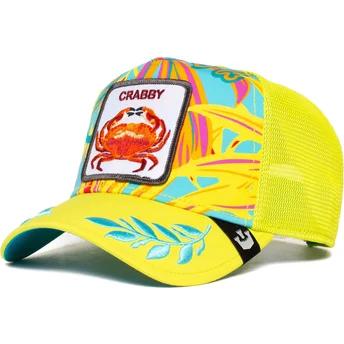 gelbe-trucker-mutze-krabbe-crabby-totally-clawsome-the-farm-von-goorin-bros