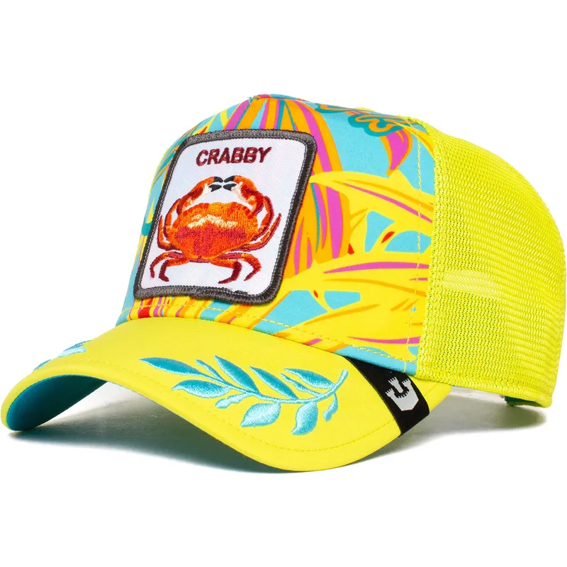 cepice-zaoblena-zluta-snapback-crabby-totally-clawsome-the-farm-goorin-bros