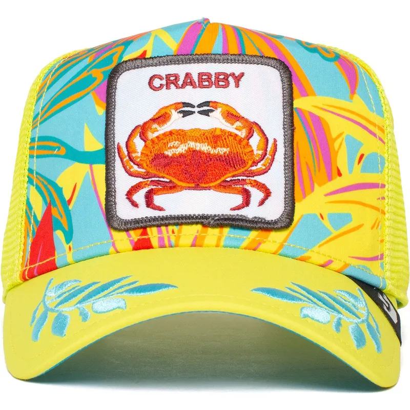 cepice-zaoblena-zluta-snapback-crabby-totally-clawsome-the-farm-goorin-bros