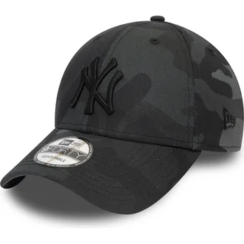 Čepice zaoblená maskáčová nastavitelný pásek 9FORTY League Essential New York Yankees MLB New Era