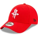 cepice-zaoblena-cervena-nastavitelny-pasek-9forty-the-league-houston-rockets-nba-new-era