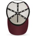 new-era-9forty-a-frame-new-york-yankees-mlb-maroon-and-white-trucker-hat