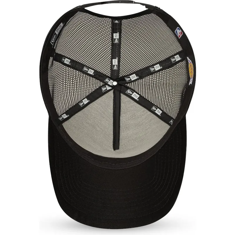 cepice-zaoblena-zadne-zvire-cerna-snapback-9forty-a-frame-tonal-los-angeles-lakers-nba-new-era